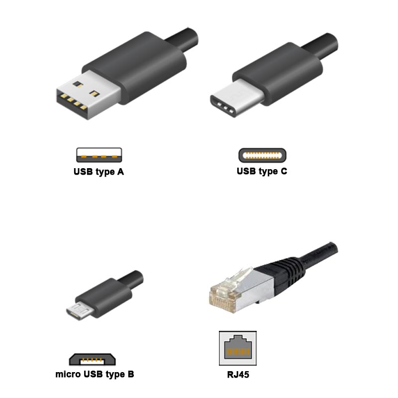 Adaptateur USB C vers Ethernet, RJ45 vers USB C Compatible avec 3 / type-c  Gigabit Ethernet LAN Adaptateur réseau compatible avec Pro