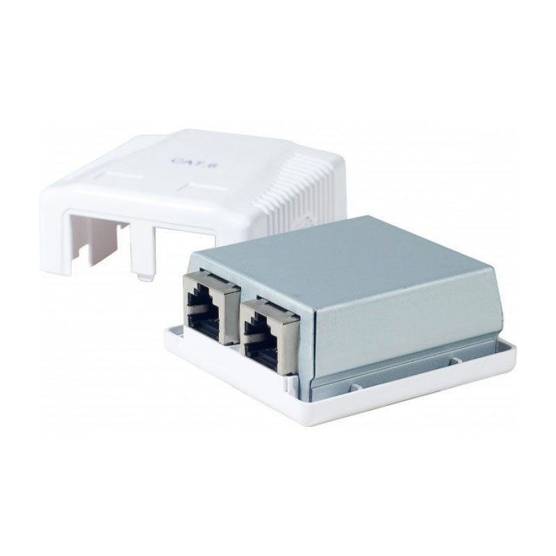 Acheter Sélecteur de boîtier de commutation réseau Hub Lan Rj45 Cat6 à 2  ports, séparateur de câble Ethernet 2 en 1 sortie 1 en 2 sorties