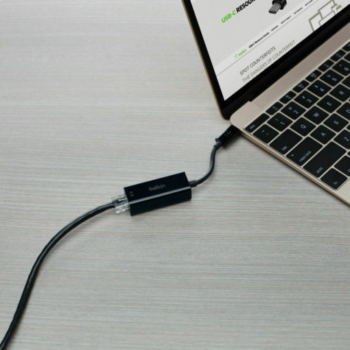 Adaptateur USB-C vers Ethernet filaire pour iPad / Android / PC, avec  passage de charge – JRS Eco Wireless