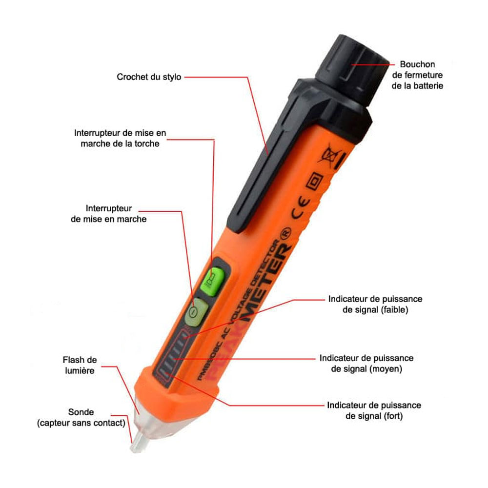 Comment utiliser le stylo testeur de tension